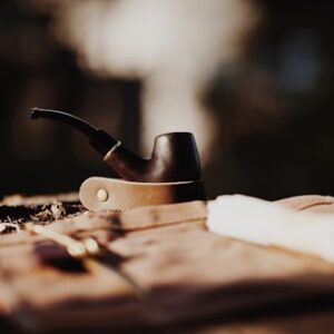 Premium Hand-Shaped Wooden Pipe